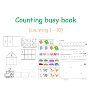 N003 – Softcopy PDF - Counting Quiet Book/Busy Book PDF Version