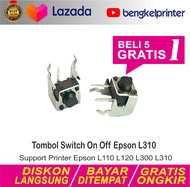 Tombol Power On Off Printer Epson L110 L120 L300 L310 | Switch Mainboard Printer Epson Original Murah | Saklar Power Epson 120 L110 L300 L310 | Tombol On Off Epson