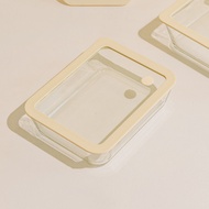 DR.Hows SQUARE Heat Resistant Glass Sealed Container Storage GLEAM