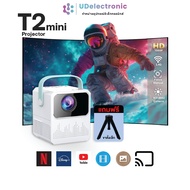 T2 Mini โปรเจคเตอร์ 4K UHD wifi/5G รุ่นใหม่ล่าสุด Android11 เชื่อมต่อกับ projector เชื่อมต่อโทรศัพท์