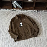 91ZP R% L Embroidered British Old Money Business Casual Old Caddy Style Retro Jacket Zipper Jacket