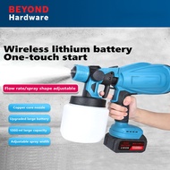 5580VF Electric Spray Gun 21V Cordless Electric Spray Gun 1000ml High Power Paint Sprayer Household