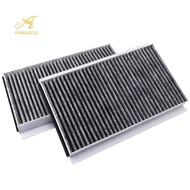 2Pcs Cabin Air Filter 64319171858 for-BMW 5 6 E60 E61 E63 E64 520D 523I 525I 530D 535D 545I 550I 630