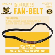 FAN BELT V BELT MCQUEEN V-BELT NISSAN LATIO XTRAIL T31 2.0 SERENA C25 C26 / LIVINA 1.8 6PK 1210 OEM 