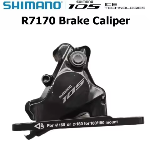 SHIMANO R7170 Brake Caliper 105 Hydraulic Disc Brake BR-R7170 Flat Mount for Mountain Bikes