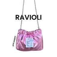 Wyllabrand กระเป๋าสะพาย Pink pepper Ravioli bag