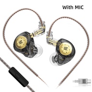 KZ EDX Pro Edxpro ไมโครโฟนหูฟังเสียงเบสตอนล่างควบคุมหูฟังที่อุดหูหูฟังหูฟังครอบหูเกมกีฬาของขวัญ