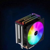 Others - 台式機cpu散熱器 大風量靜音散熱風扇(標準款+蓋板幻彩RGB溫控單風扇)