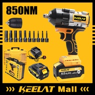 KEELAT 850N.m Impact Wrench KID0010 Cordless Heavy Duty Impact Drill Cordless Electric Wrench Impact