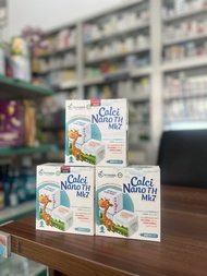 CALCI NANO TH MK7- tăng chiều cao Giảm còi xương ở trẻ Giảm loãng xương người cao tuổi Hộp 20 ống x 