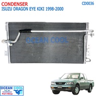 แผงแอร์ อีซูซุ ดราก้อน อาย กิกิ TFR 1998 - 2000 CD0036 CONDENSER ISUZU DRAGON EYE KIKI TFR ใช้กับ ไดเออร์ 5/16 รังผึ้งแอร์ แผงรังผึ้ง แผงคอยล์ร้อน