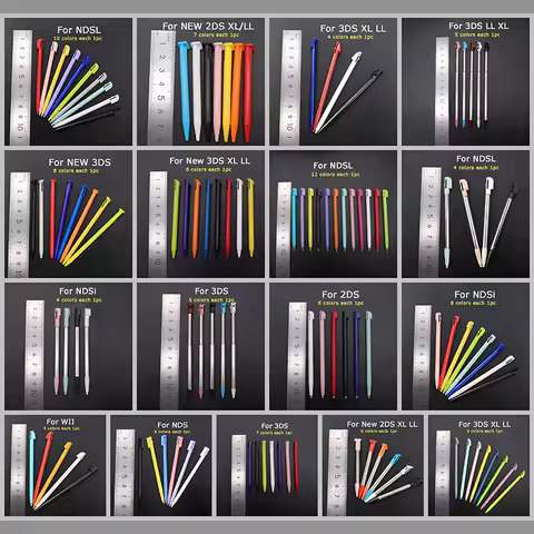 1Set Stylus Pen for NDSL NDSi NDS Wii U 2DS 3DS XL LL New 3DS XL LL New 2DS XL LL Game Console Touch