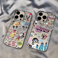 Casing For iPhone 11 13 Pro Max 17 15 16 14 12 Pro Max 6 8 7 Plus XR XS Max Clear Metal Frame Case C