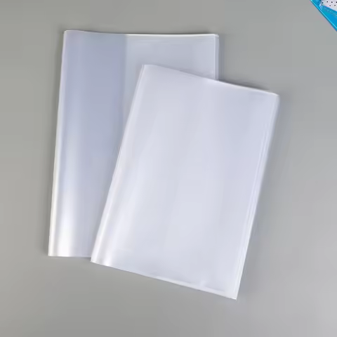10pcs Transparent Waterproof Book Cover For Student Textbooks, With Book Film To Store Stains For Ea
