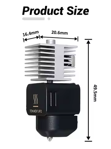 Bambu Lab A1 Nozzle Hotend Kit for Bambu Lab A2L A1 A1 Mini, Stainless Steel Integrated High-Precisi