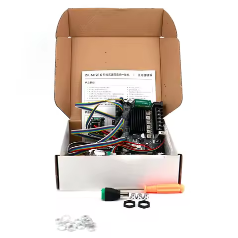 2.1 Channel Bluetooth-compatible Amplifier Board ZK-MT21S 50W+50W+100W TPA3116D2 With Dual Mic Echo/