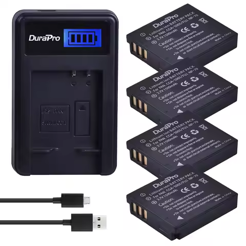 DuraPro CGA-S005 CGA S005 CGAS005 Battery + Charger for Panasonic Lumix DMW-BCC12 DMC-LX1 LX2 LX3 FX