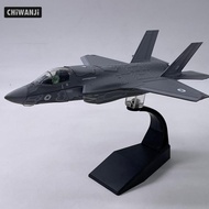 [CHiWANJi] 1:72 Scale F-35 Model Diecast Plane Model with Stand Diecast Model Airplane Ornaments