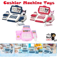 Mainan Mesin Juruwang Cashier Machine Toys Pretend Play Set Supermarket kids Play House Toys Casher 