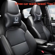 Honda Car Head Rest Neck Pillow for Honda CITY, HRV, BRV, CRV, CITY, CIVIC, ACCORD Auto parts [free car wash towel*1pc]