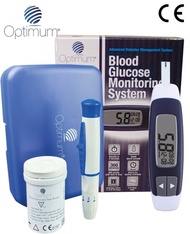 Optimum Blood Glucose Monitoring System Starter Test Kit Set