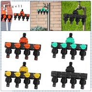 [Eigell] 4 Way Hose Splitter Water Tap Divider Garden Hose Splitter Garden Hose Connector for Agricu