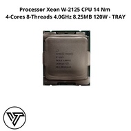 Xeon W-2125 CPU 14 Nm 4-Cores 8-Thread 4.0GHz 8.25MB 120W Processor - TRAY