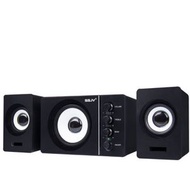 台式電腦音響迷你小低音砲手機筆記本通用2.1組合音箱(黑色)