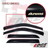 Isuzu ALTERRA 2004-2013 Door Visor (Black) // vent window sun rain guard wind deflector weather car 