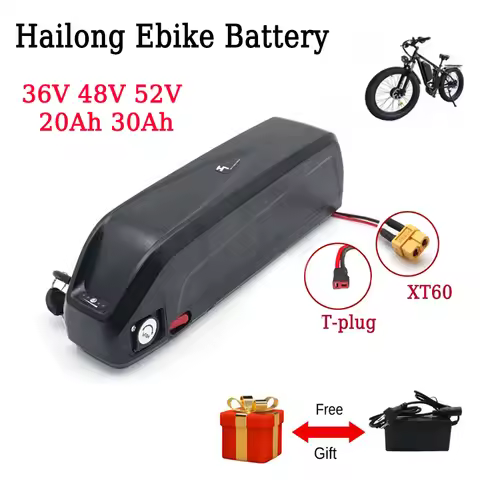 Hailong Battery 36V 48V 52V 20Ah 30Ah 40Ah 18Ah for Bafang BBS02 BBS03 BBSHD Motor Hailong Battery 3