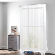 Informa Plain Vitrase Curtain 41 280x250 cm - White Thin Curtain Sheer Curtain Vitrage