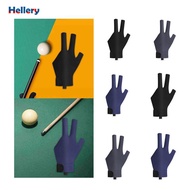 [Hellery] 3 Fingers Billiards Glove Pool Glove Billiard Accessory Wear Resistant Comfortable Anti Sl