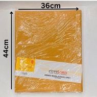 【1PACK=50PCS ! ! !】LION 14"x17" Brown Ribbed Manila Envelope 100gsm RM-46517(440mmx360mm) (Peel&Seal