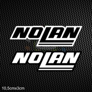 Sticker NOLAN cuting sticker logo Helmet NOLAN 1pcs