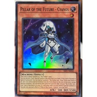 Yugioh Asia-Eng [SLF1-AE042] Pillar of the Future-Cyanos (Super Rare) Authentic Licensed Yugi Card
