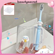 24h Shipping 【FREE GIFT】Sanrio Mouthwash Cup Set Transparent Creative Fashion Household Clear Toothb