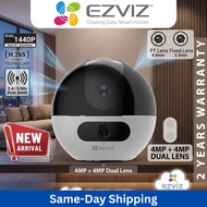 [READY STOCK] HIK EZVIZ C7 Dual Lens (4MP + 4MP) Pan/Tilt Two-Way Talk Motion Detection WiFi Indoor 