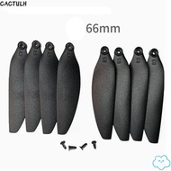 CACTULH Remote Control Drone Parts, Plastic Black Folding Propeller Blades, 58mm/66mm Universal Quad