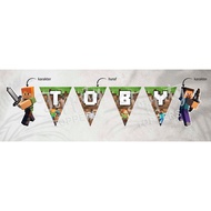 Flag banner Minecraft bunting flag