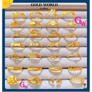 GW Jewellery Fashion Cincin Emas Korea Cop 916 50 Designs Options/NEW Ring Perempuan Emas Bangkok 18k COCO Gold Adjustable Rings - Koko Pasir Women Birthday Kahwin Best Rings