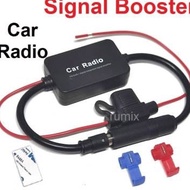 El New Radio Signal Booster FM Car Antenna Signal Booster Car Radio Aerials s
