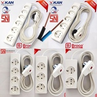 STOP KONTAK BROCO KABEL TEMBAGA/STOP KONTAK BROCO 2 3 4 5 6 LUBANG KABEL KAWAT TEMBAGA/STOP KONTAK B