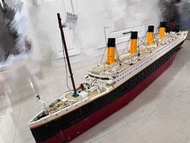 全長 1.35 M titanic 鐵達尼號模型 ）已砌
