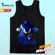 Sonic Pattern Boys' T-Shirt 1-10 Years - QueensFashion.id