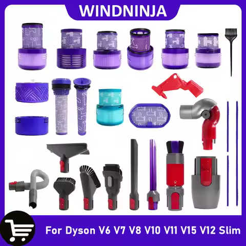 For Dyson V6 V7 V8 V10 V11 V15 V12 DC Vacuum Cleaner Flat Suction Nozzle Head Mattress Brush Head Ro