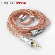 Uareliffe FAAEAL Hibiscus Pro Earbud Upgrade Cable HiFi Music Headset Replaceable Line 3.5/4.4mm 0.7