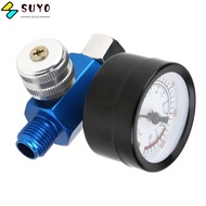 SUYO Air Pressure Regulator​, ​Adjustable​ ​0-150 PSI​ Spray Paint Tool Regulator​, ​G1/4 Thread ​1/