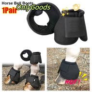 ONLYGOODSS 1Pair Equine Hoof Boot, Quick Drying  Cloth Horse Bell Boot,  Heavy Duty Protection Comfo