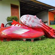 F50 Elite FG Soccer Shoes - Red Metallic Silver