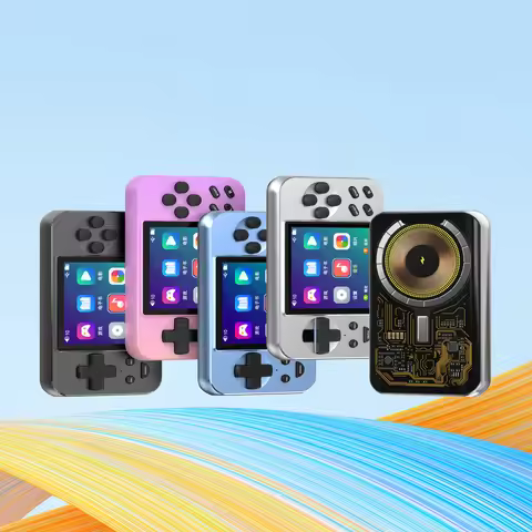 L9 Wireless Charging Multimedia Handheld Game Console 3.0inch High Definition Screen Portable Gaming